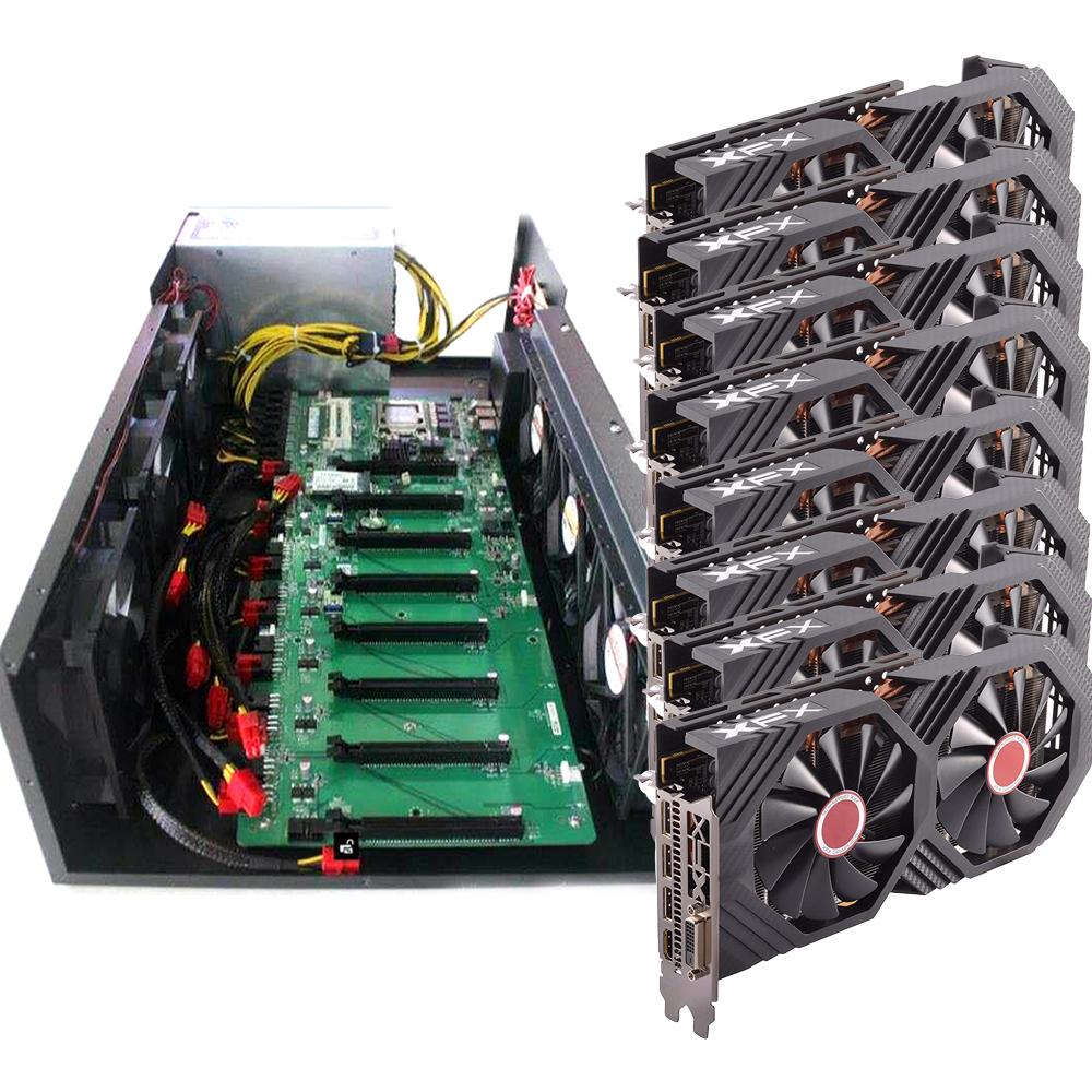 1.jpg 8X GPU XFX 580 MINING RIG - Image 1